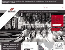 Tablet Screenshot of lamprell.com